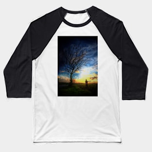 Crazy Sunset Baseball T-Shirt